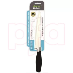 Ideal Kitchen Faca de Pão <br />24 unidades por caixa <br />Caixa: 38X19X11cm<br /><span style="color:#35bfc3">$1,59</span>