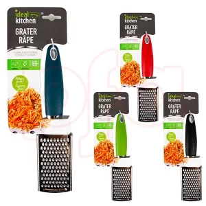 Ideal Kitchen Ralador de Aço Inox Manual<br />24 unidades por caixa <br />Caixa: 32X15X25cm<br /><span style="color:#35bfc3">$1,49</span>