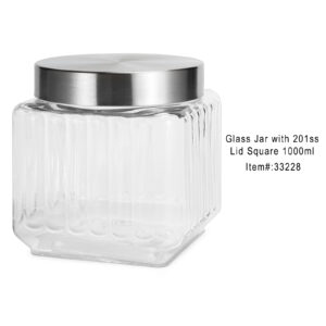 Entrega Imediata 150 CX <br />Ideal Kitchen Pote de Vidro Quadrado com Tampa Inox Hermética 1000ml<br />24 unidades por caixa <br />Caixa: 48X36X29cm<br />SKU: 33228<br /><span style="color:#35bfc3"></span><br />UN <span style="color:#35bfc3">R$15,03</span><br />CX <span style="color:#35bfc3">R$360,72</span>