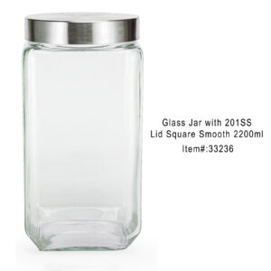 Entrega Imediata - 30 CX <br />Ideal Kitchen Pote de Vidro Quadrado Liso com Tampa Inox Hermética 2200ml<br />12 unidades por caixa <br />Caixa: 48X36X25cm<br />SKU: 33236<br /><span style="color:#35bfc3"></span><br />UN <span style="color:#35bfc3">R$25,68</span><br />CX <span style="color:#35bfc3">R$308,16</span>